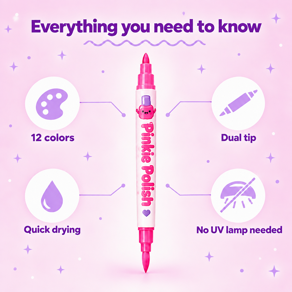 Pinkie Polish Kids Nail Pens
